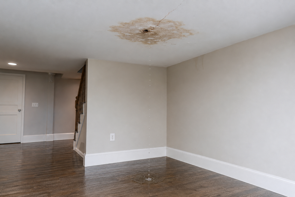 small leak from ceiling 