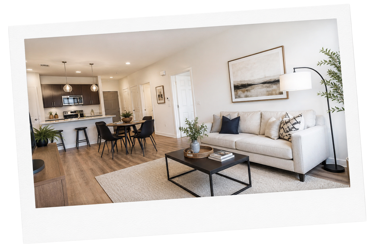 staged rental ready for showing