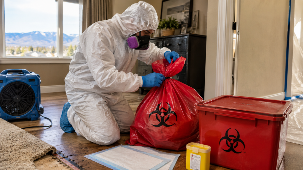Biohazard Cleanup in Progress