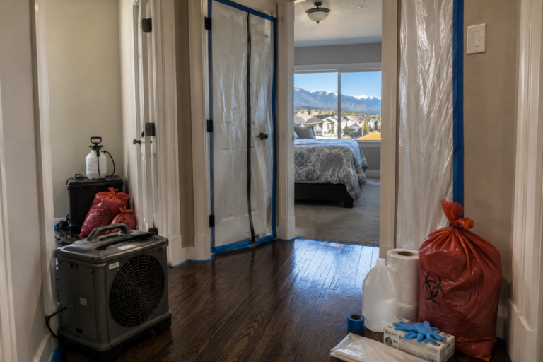 Home Restoration Containment with Mt View