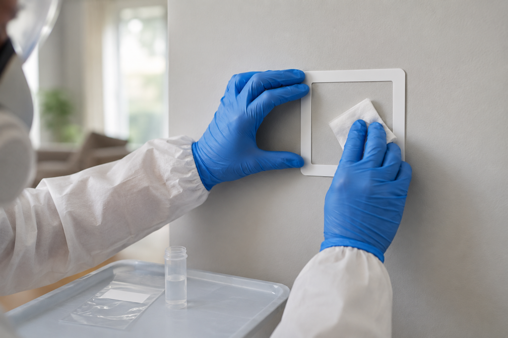 Sterile Wall Wipe Testing for Meth