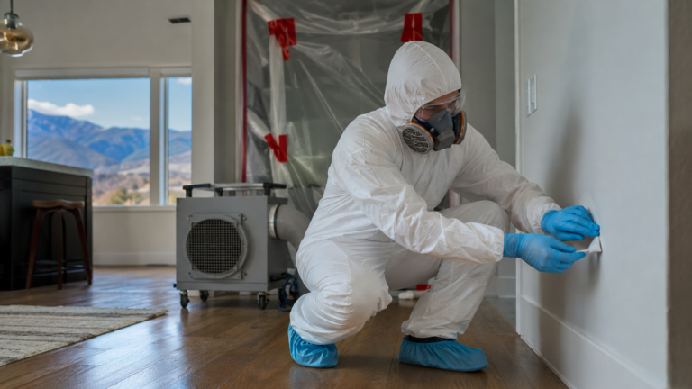 Surface Sampling During Colorado Home Remediation