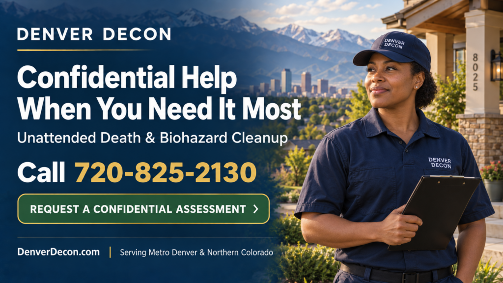 Denver Decon cleanup call-to-action banner